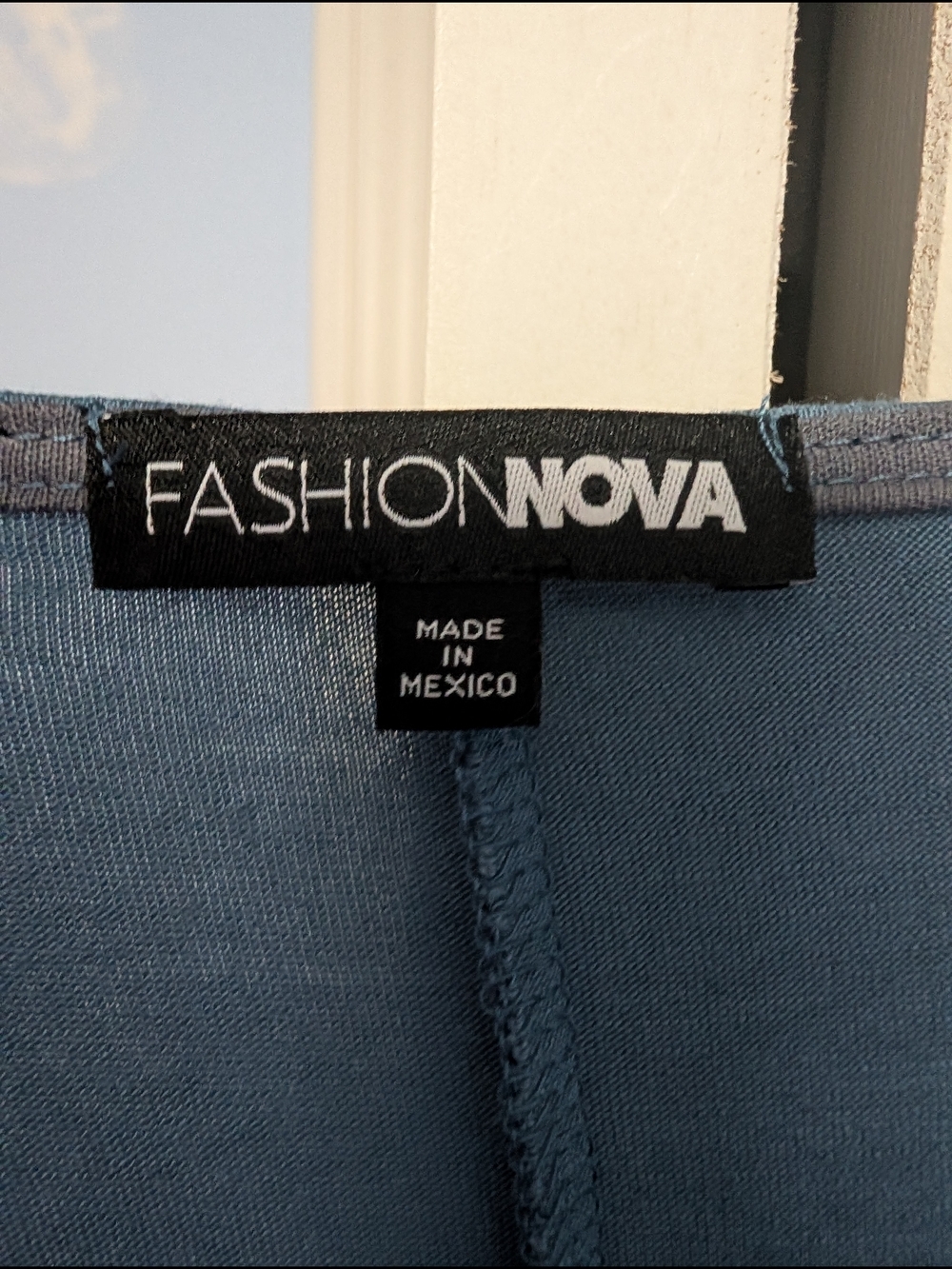 Fashion Nova Kiara Draped Midi Dress - Blue (1X) (EUC) - Picture 9 of 10